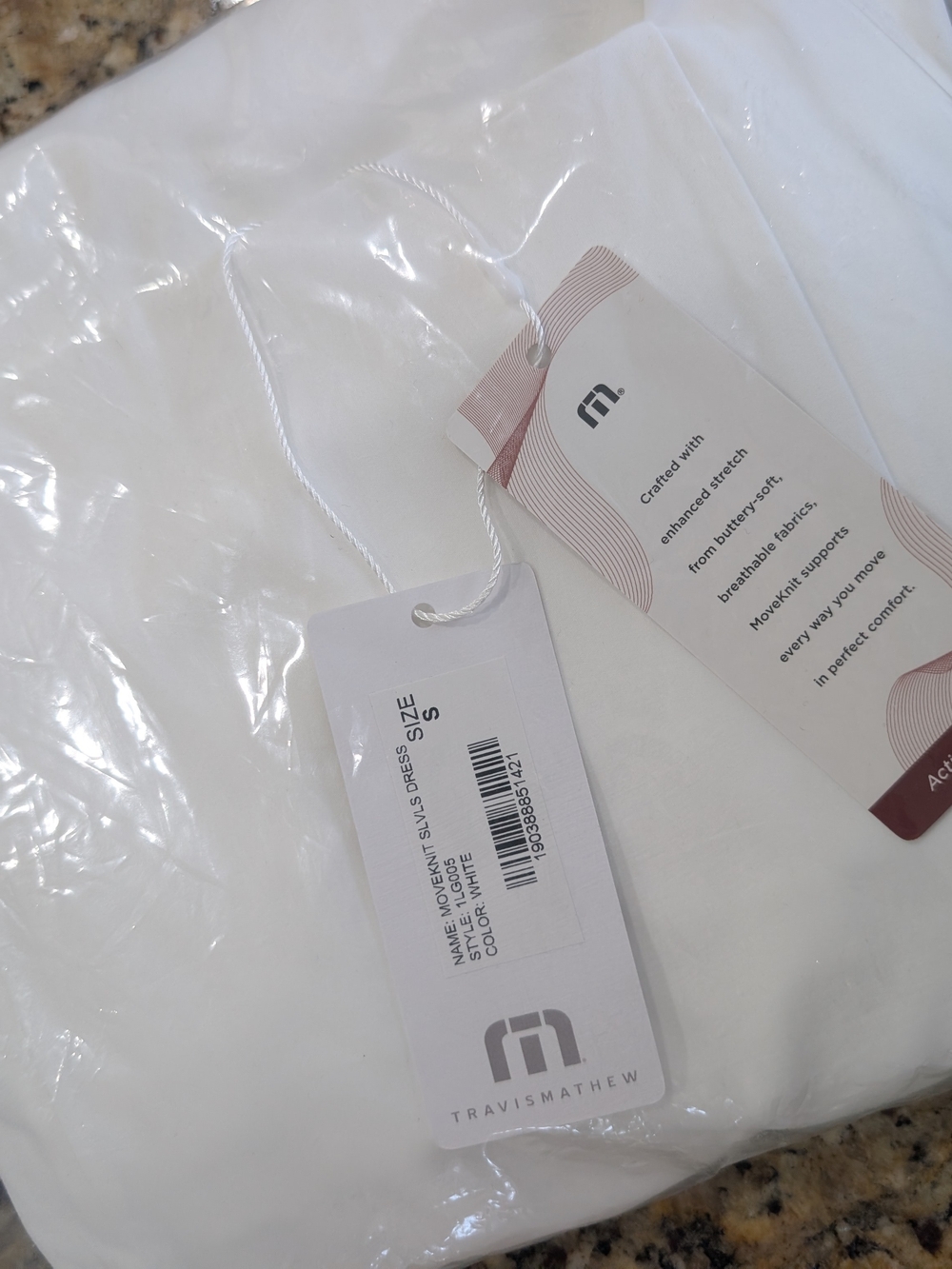 Travis Mathew Moveknit Sleeveless Dress White | Size S NWT - Picture 16 of 16